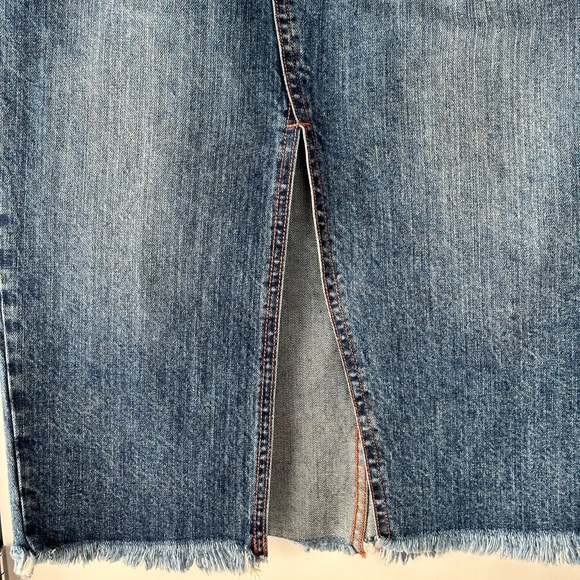 Zara Denim Midi Skirt - Picture 3 of 6